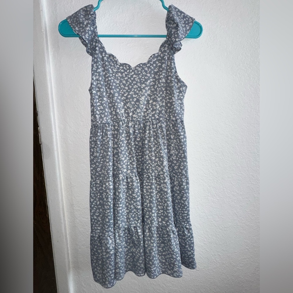 Blue floral Summer dress